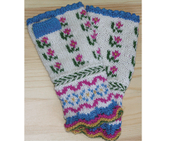 Spring Latvian Mitts