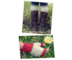 Cable & Stitch Boot Liners & Mitts