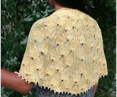 Sunshine and Tea Shawl