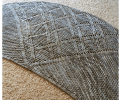Windowpane Check Shawl