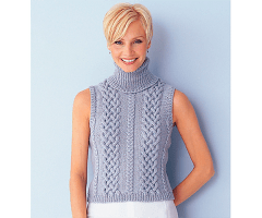 Sleeveless Turtleneck