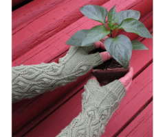 Olericulture Fingerless Gloves