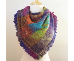 Bargello Comfort Shawlette