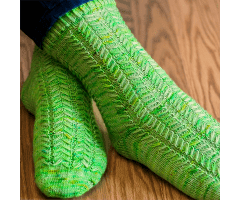 Cloud Forest Socks