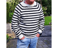 Striped Vines Sweater