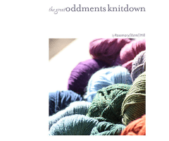 The Great Oddments Knitdown