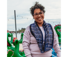 Modern Mudcloth Infinity Scarf